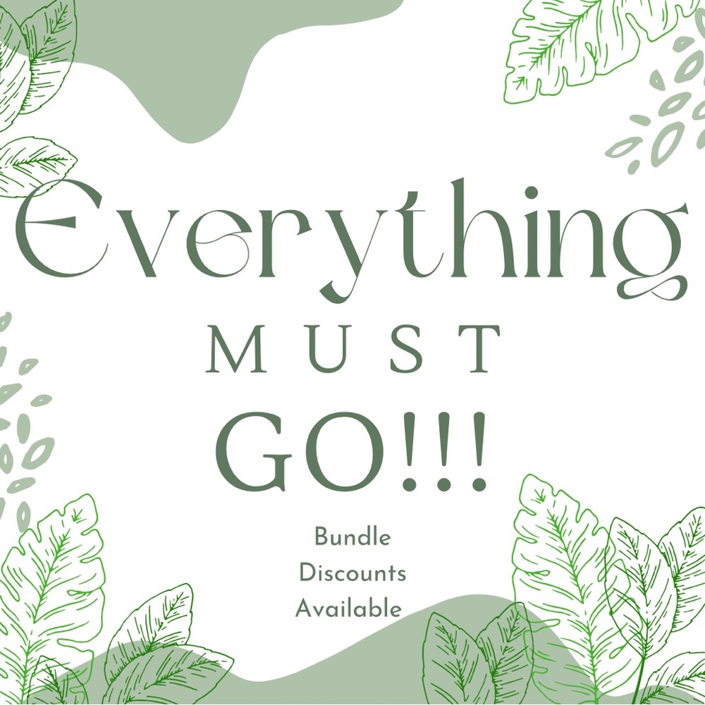 Everything must go!!